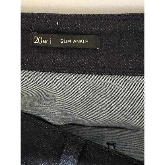 T By Talbots Women's Straight Leg Pants Cotton / Spandex Blend Black Size 2X - Picture 9 of 9